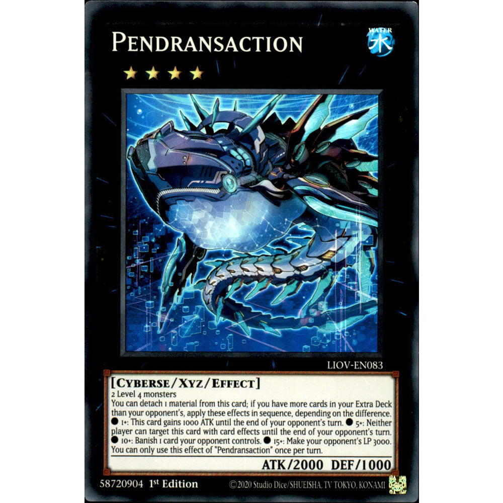 Pendransaction LIOV-EN083 Yu-Gi-Oh! Card from the Lightning Overdrive Set