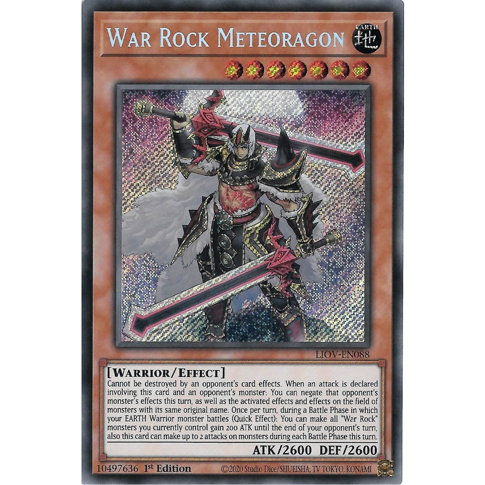 War Rock Meteoragon LIOV-EN088 Yu-Gi-Oh! Card from the Lightning Overdrive Set