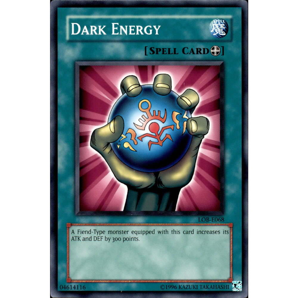 Dark Energy LOB-068 Yu-Gi-Oh! Card from the Legend of Blue Eyes White Dragon Set