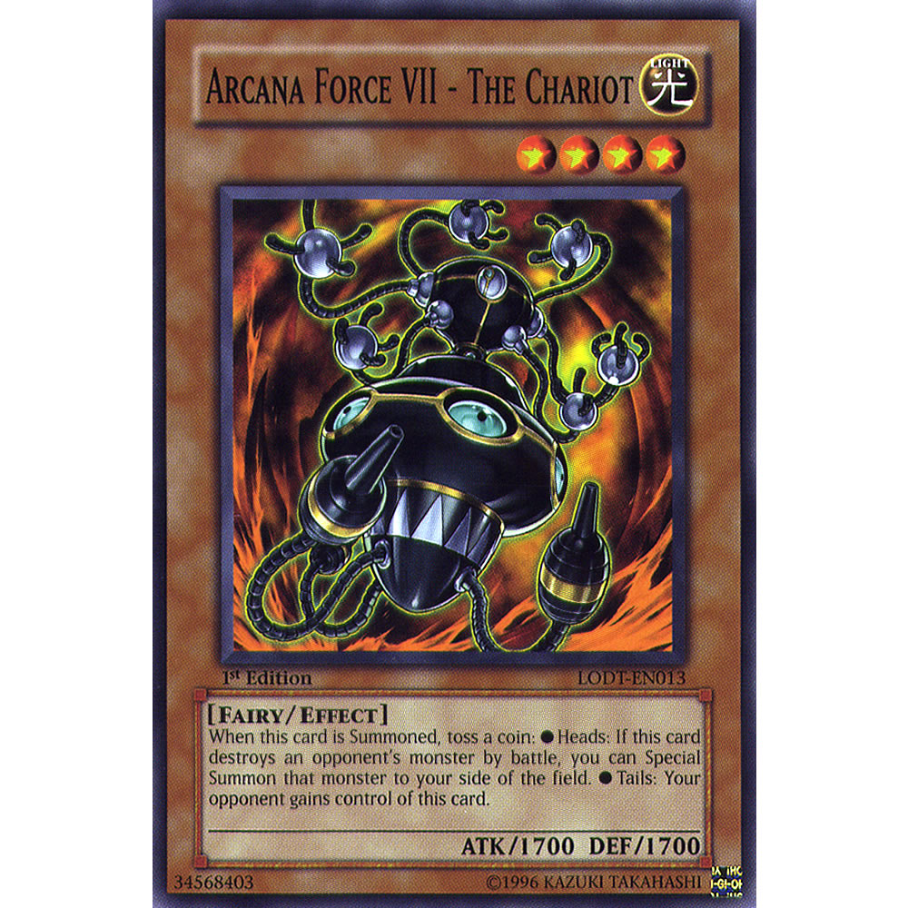 Arcana Force VII - The Chariot LODT-EN013 Yu-Gi-Oh! Card Arcana Force VII - The Chariot LODT-EN013 Yu-Gi-Oh! Card