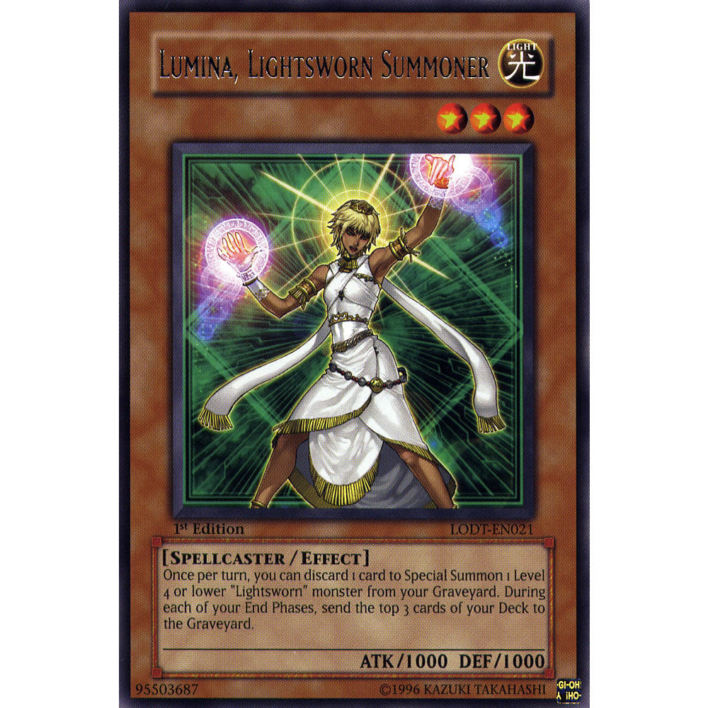 Lumina, Lightsworn Summoner LODT-EN021 Yu-Gi-Oh! Card Lumina, Lightsworn Summoner LODT-EN021 Yu-Gi-Oh! Card