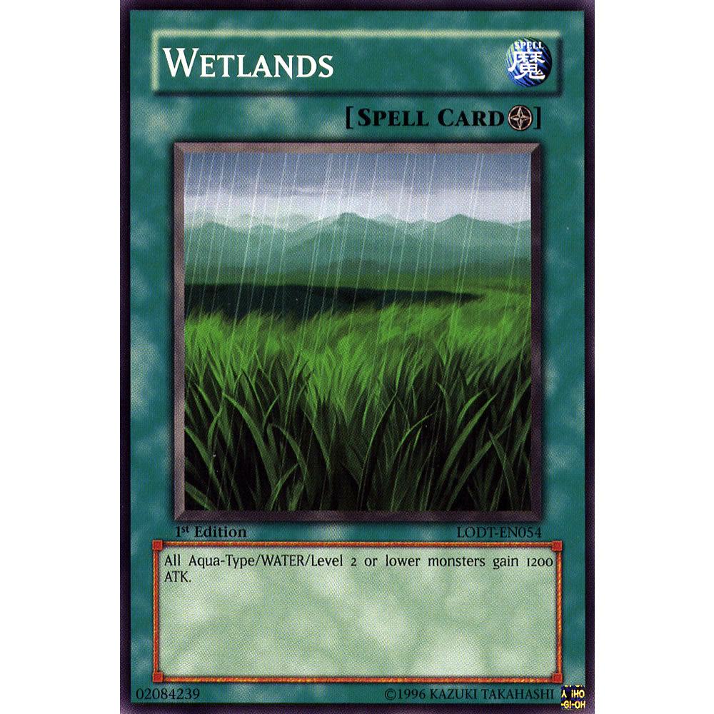 Wetlands LODT-EN054 Yu-Gi-Oh! Card from the Light of Destruction Set