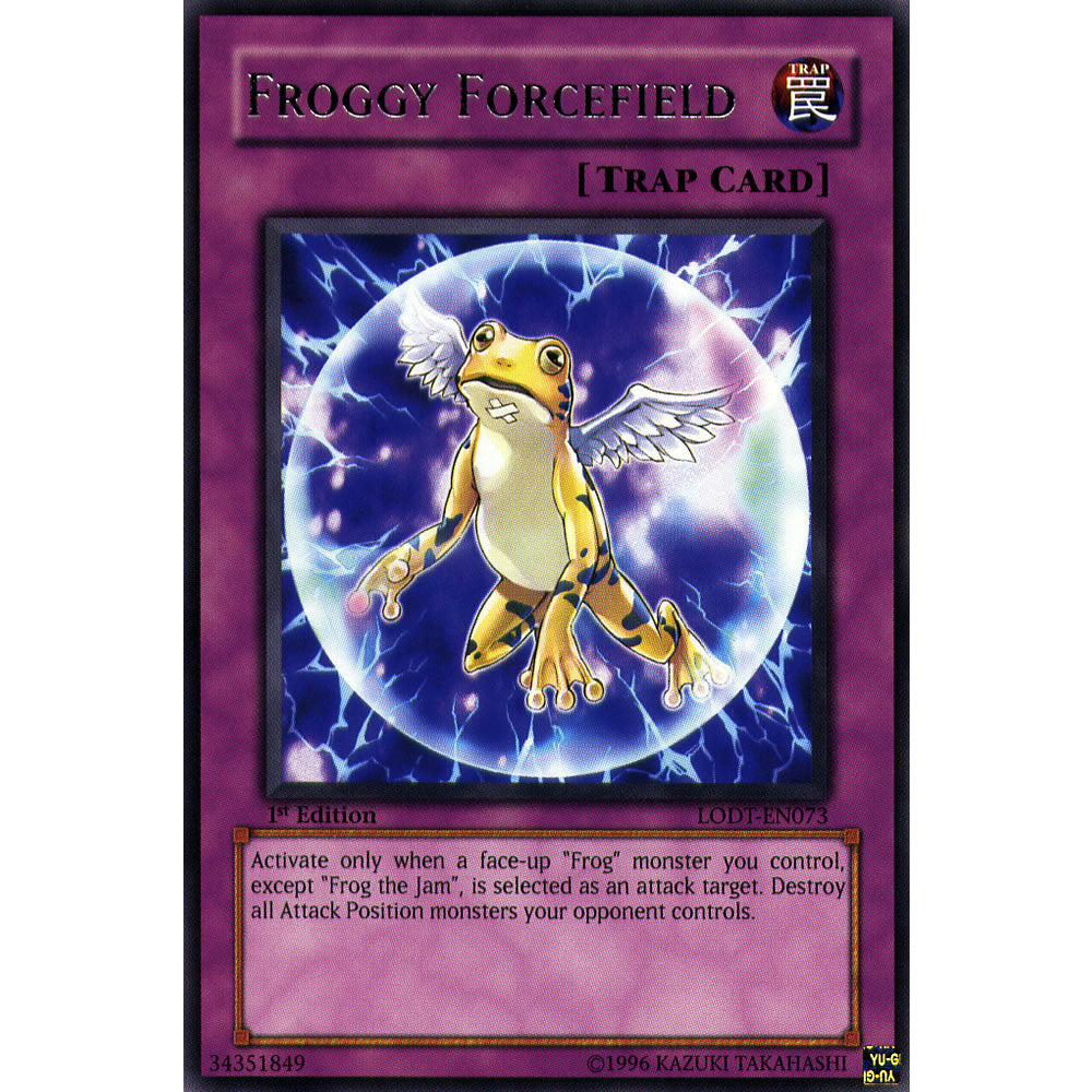 Froggy Forcefield LODT-EN073 Yu-Gi-Oh! Card from the Light of Destruction Set
