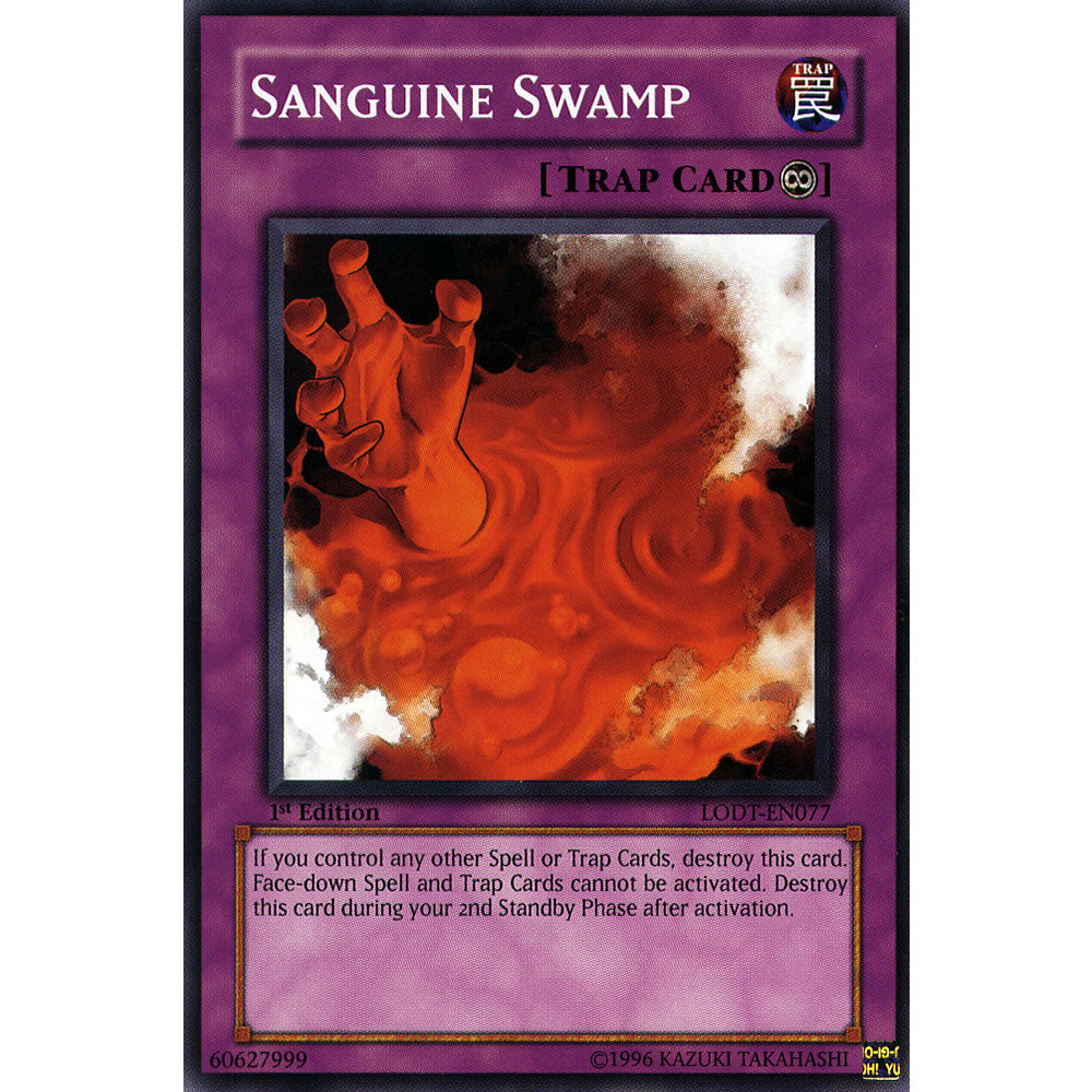 Sanguine Swamp LODT-EN077 Yu-Gi-Oh! Card from the Light of Destruction Set