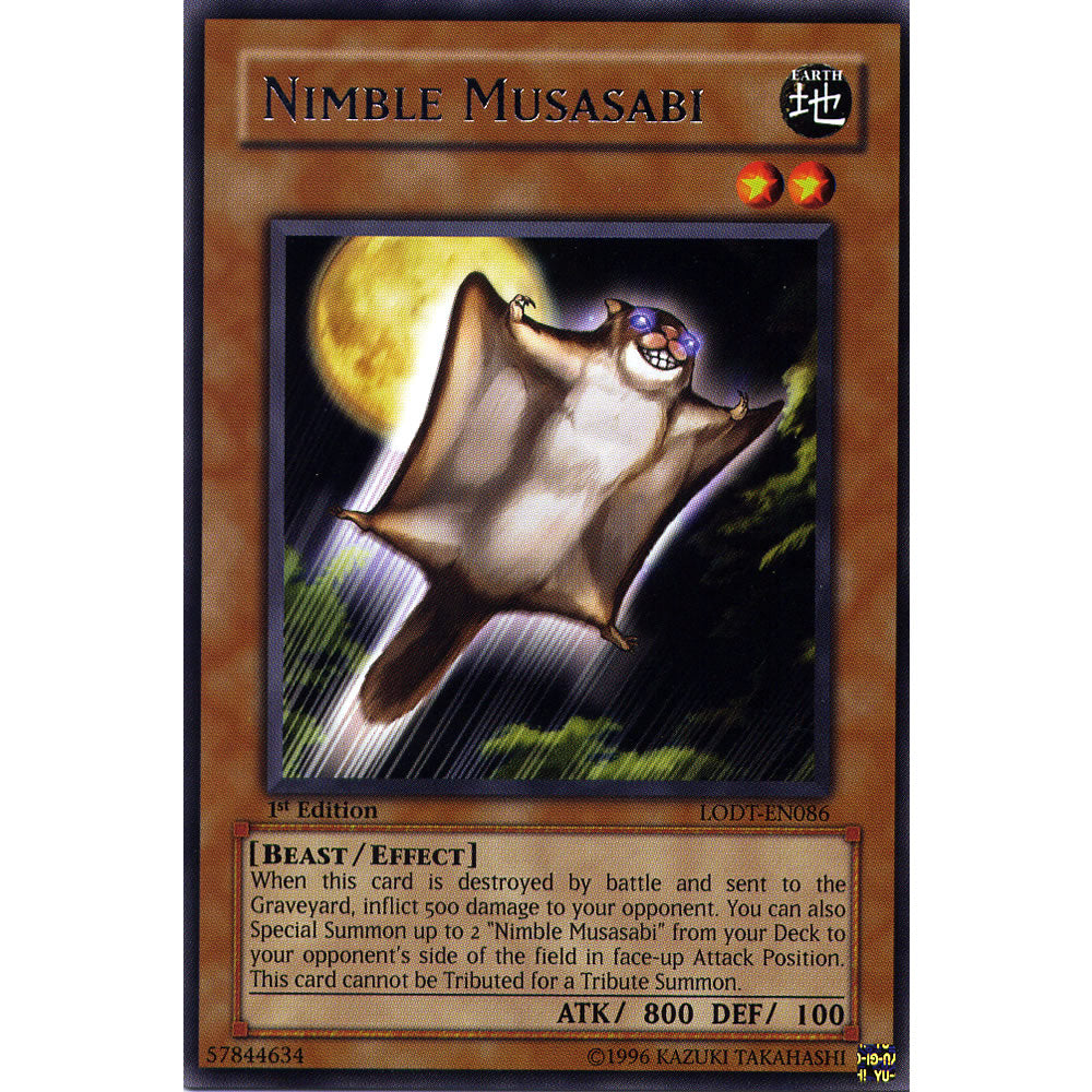 Nimble Musasabi LODT-EN086 Yu-Gi-Oh! Card from the Light of Destruction Set