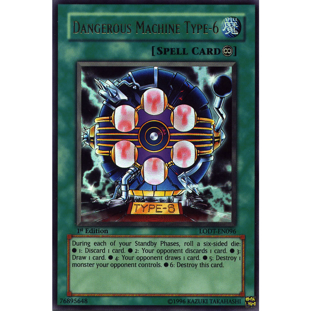 Dangerous Machine Type-6 LODT-EN096 Yu-Gi-Oh! Card from the Light of Destruction Set