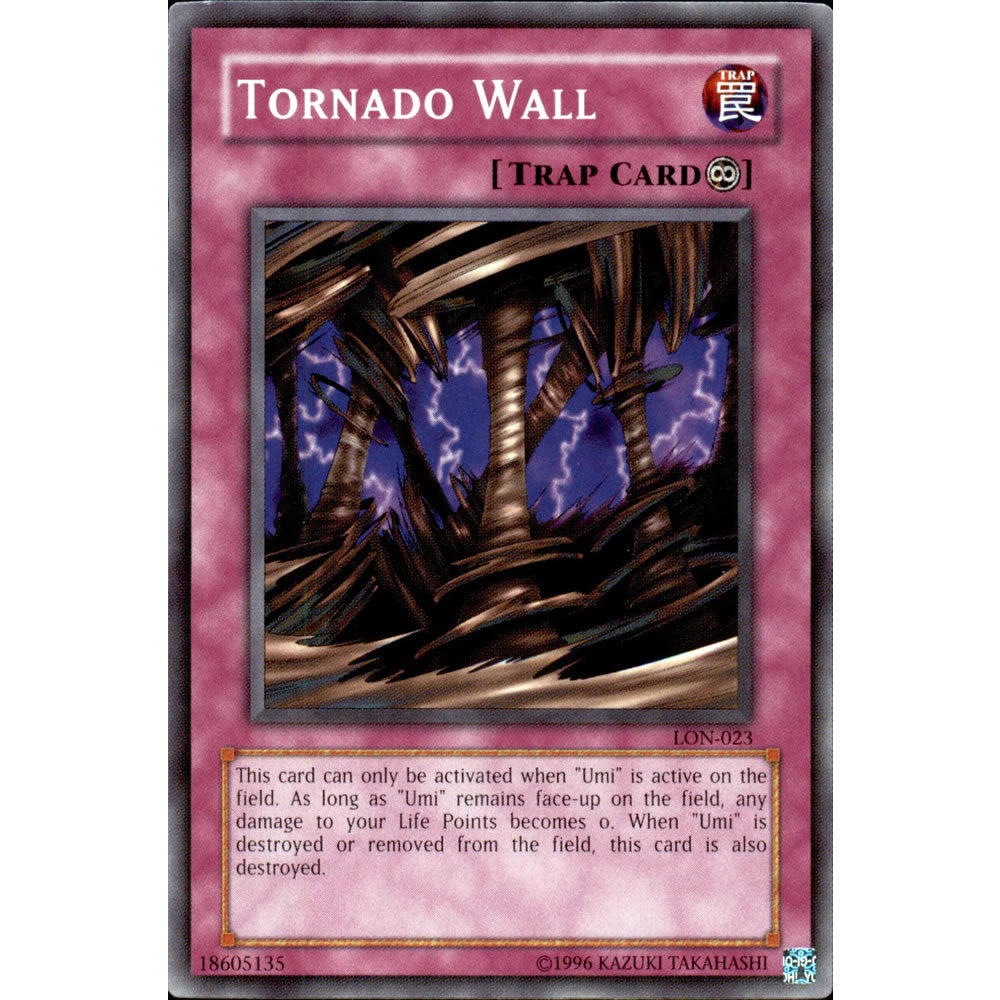 Tornado Wall LON-023 Yu-Gi-Oh! Card - Deckboosters Tornado Wall LON-023 Yu-Gi-Oh! Card - Deckboosters