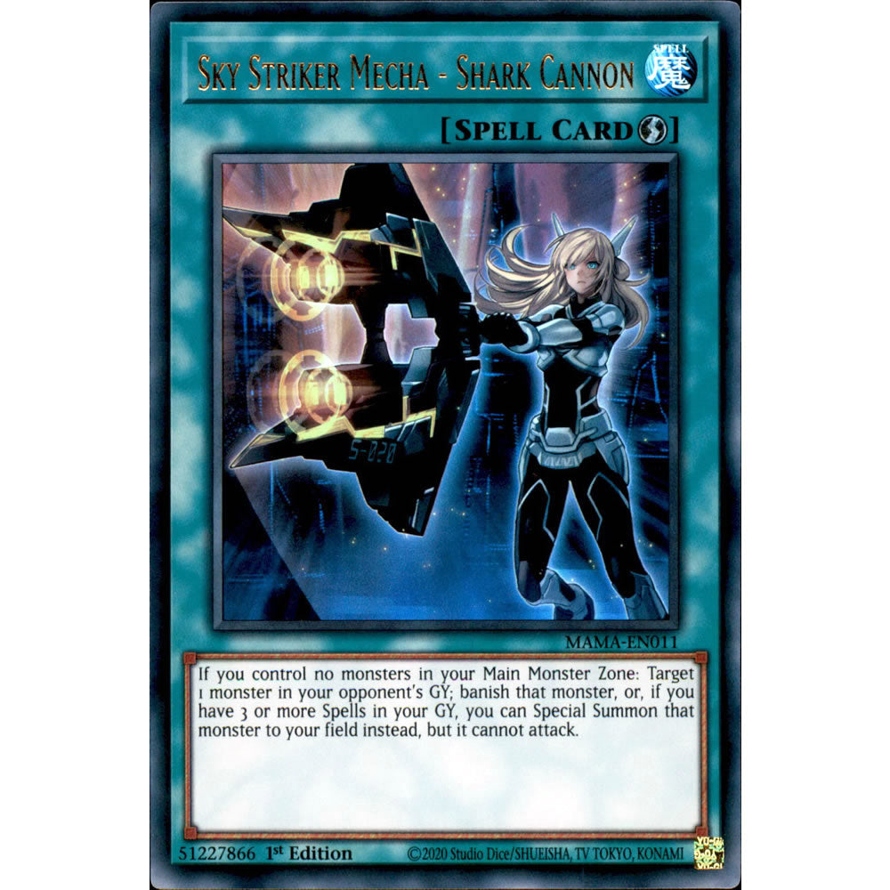 Sky Striker Mecha - Shark Cannon MAMA-EN011 Yu-Gi-Oh! Card Sky Striker Mecha - Shark Cannon MAMA-EN011 Yu-Gi-Oh! Card
