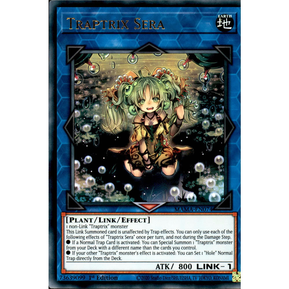 Traptrix Sera MAMA-EN074 Yu-Gi-Oh! Card from the Magnificent Mavens Set