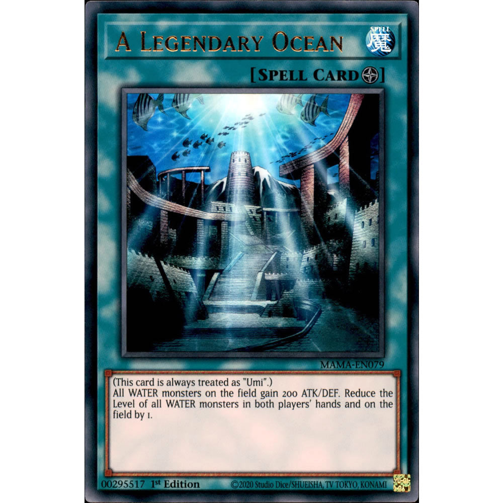 A Legendary Ocean MAMA-EN079 Yu-Gi-Oh! Card from the Magnificent Mavens Set