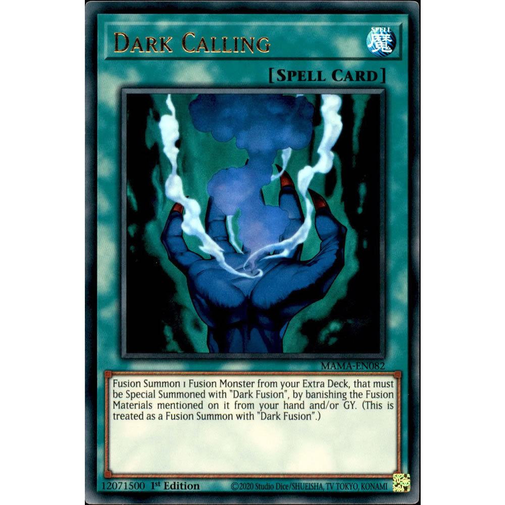 Dark Calling MAMA-EN082 Yu-Gi-Oh! Card from the Magnificent Mavens Set