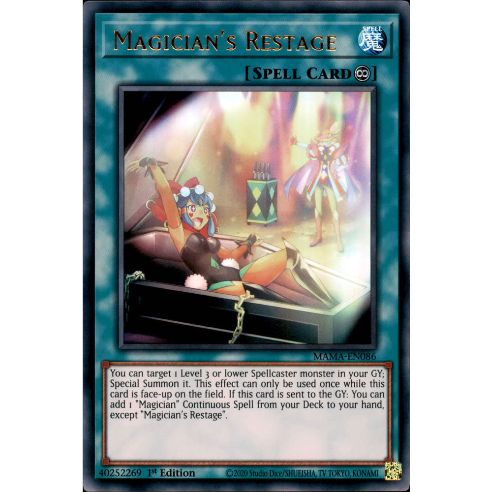 Magician's Restage MAMA-EN086 Yu-Gi-Oh! Card from the Magnificent Mavens Set