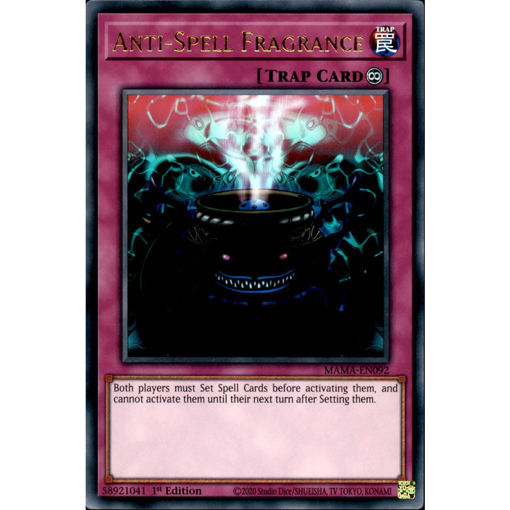 Anti-Spell Fragrance MAMA-EN092 Yu-Gi-Oh! Card from the Magnificent Mavens Set