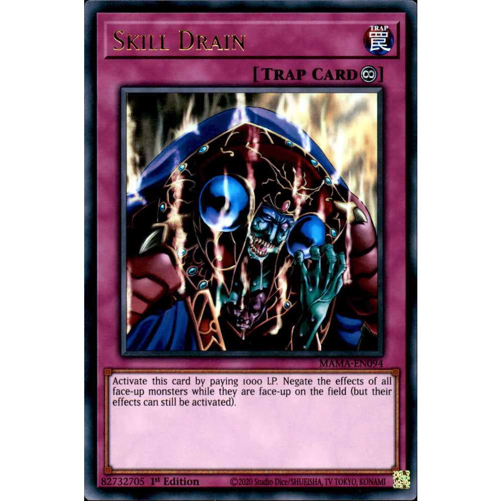 Skill Drain MAMA-EN094 Yu-Gi-Oh! Card from the Magnificent Mavens Set