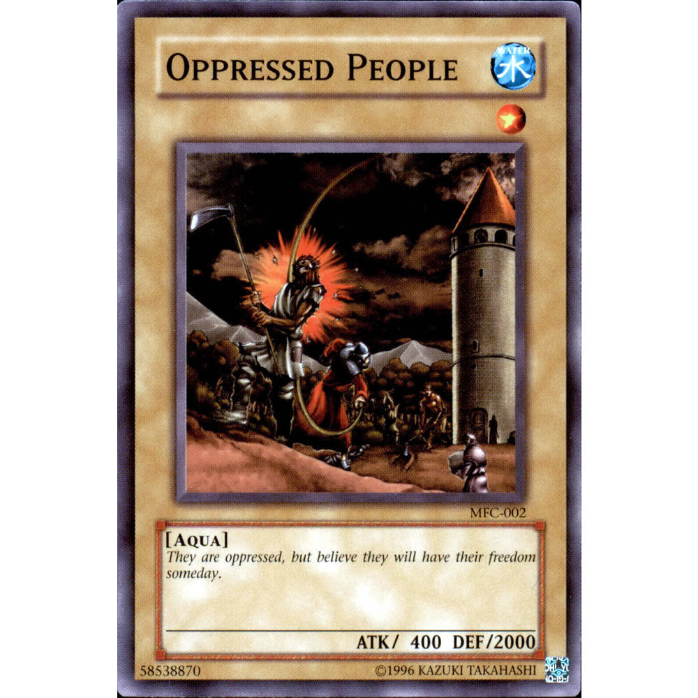 Oppressed People MFC-002 Yu-Gi-Oh! Card