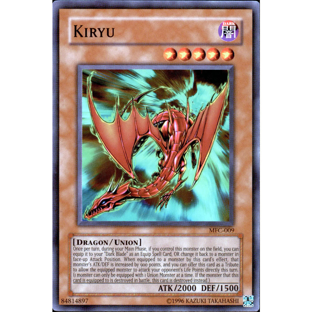 kiryu yugioh card Kiryu MFC-009 Yu-Gi-Oh! Card