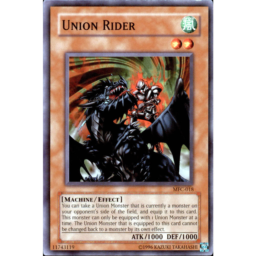 yugioh union monsters Union Rider MFC-018 Yu-Gi-Oh! Card