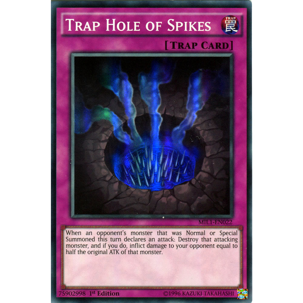 Trap Hole of Spikes MIL1-EN022 Yu-Gi-Oh! Card Trap Hole of Spikes MIL1-EN022 Yu-Gi-Oh! Card