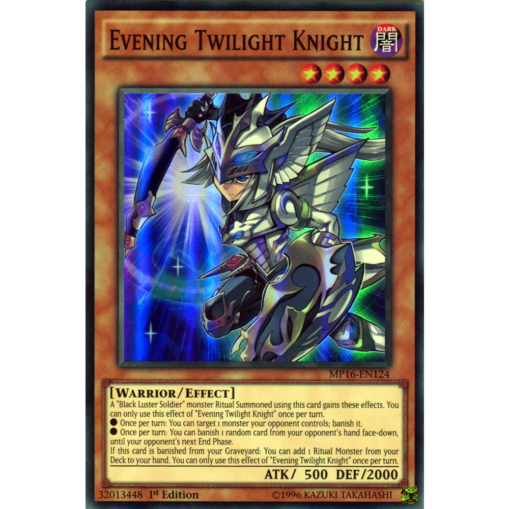 Evening Twilight Knight MP16-EN124 Yu-Gi-Oh! Card from the Mega Tin 2016 Mega Pack Set