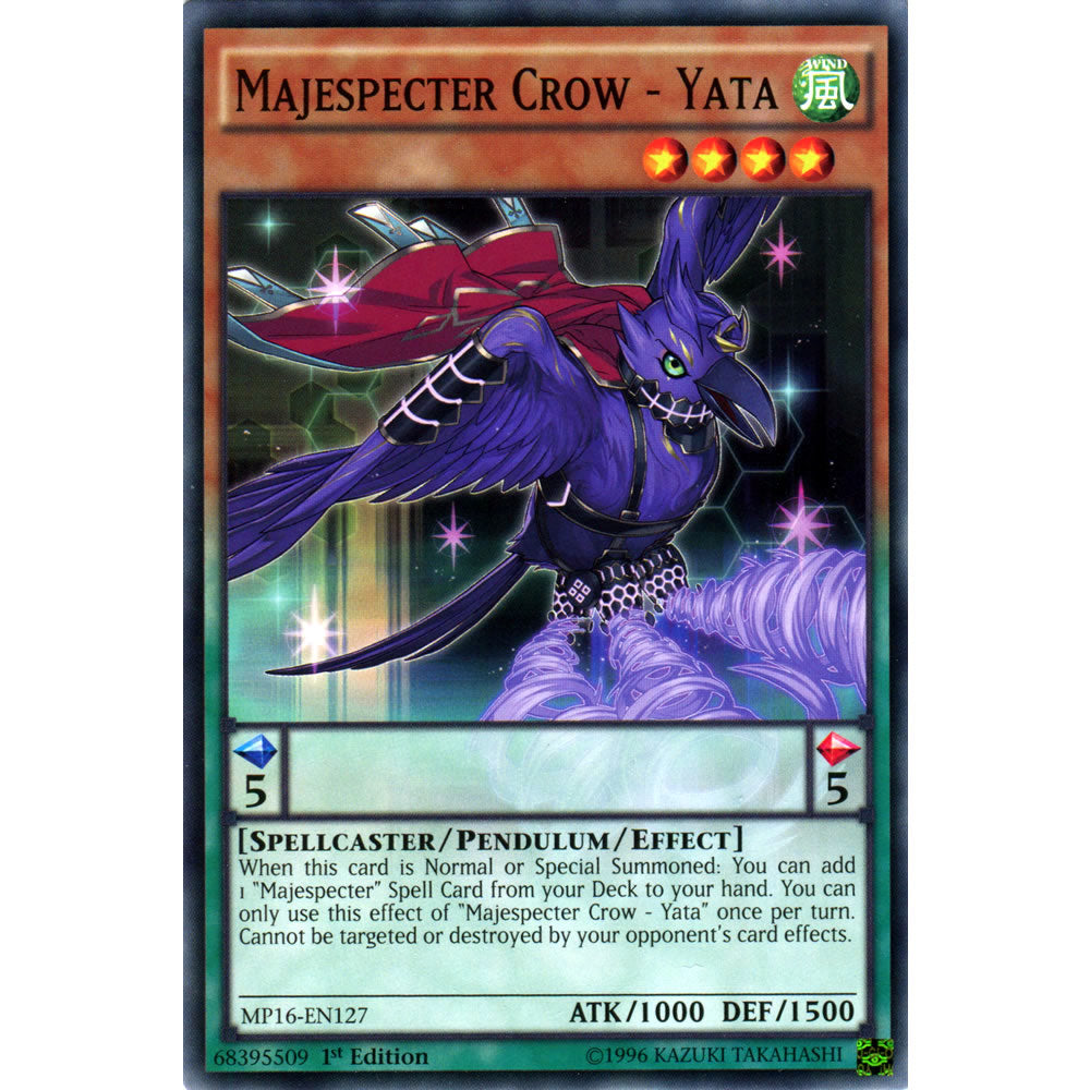 Majespecter Crow - Yata MP16-EN127 Yu-Gi-Oh! Card from the Mega Tin 2016 Mega Pack Set