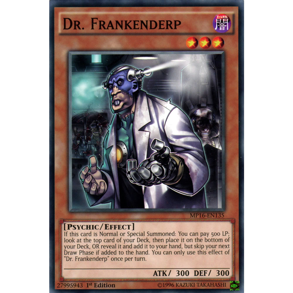 Dr. Frankenderp MP16-EN135 Yu-Gi-Oh! Card from the Mega Tin 2016 Mega Pack Set
