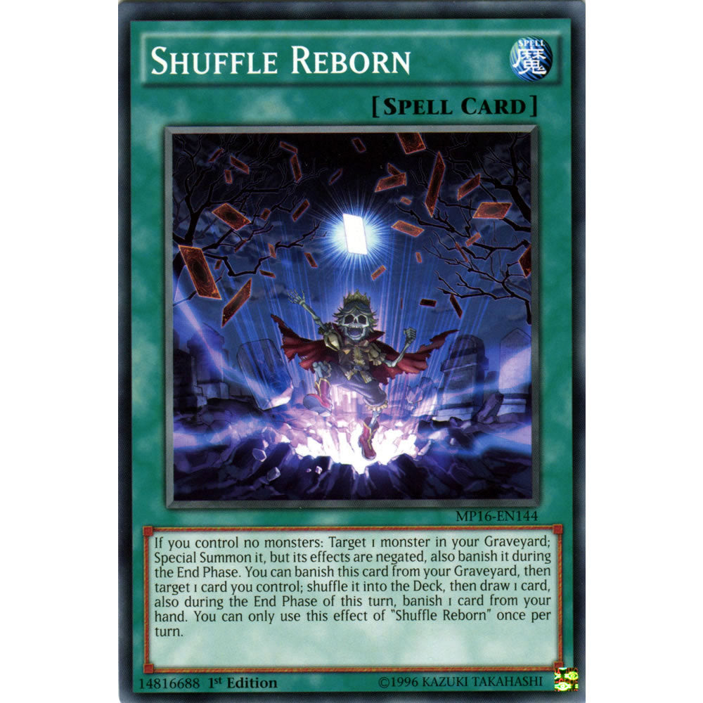 Shuffle Reborn MP16-EN144 Yu-Gi-Oh! Card from the Mega Tin 2016 Mega Pack Set
