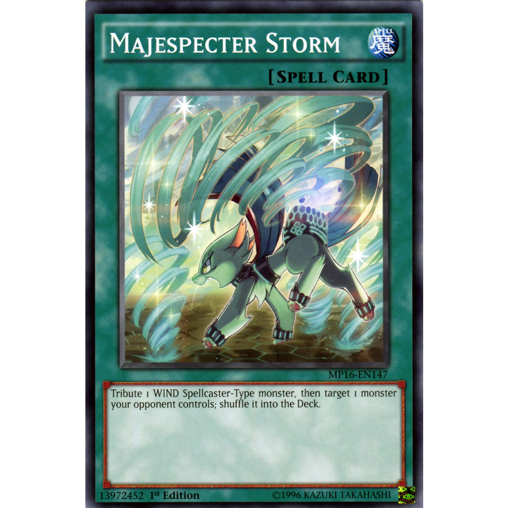 Majespecter Storm MP16-EN147 Yu-Gi-Oh! Card from the Mega Tin 2016 Mega Pack Set