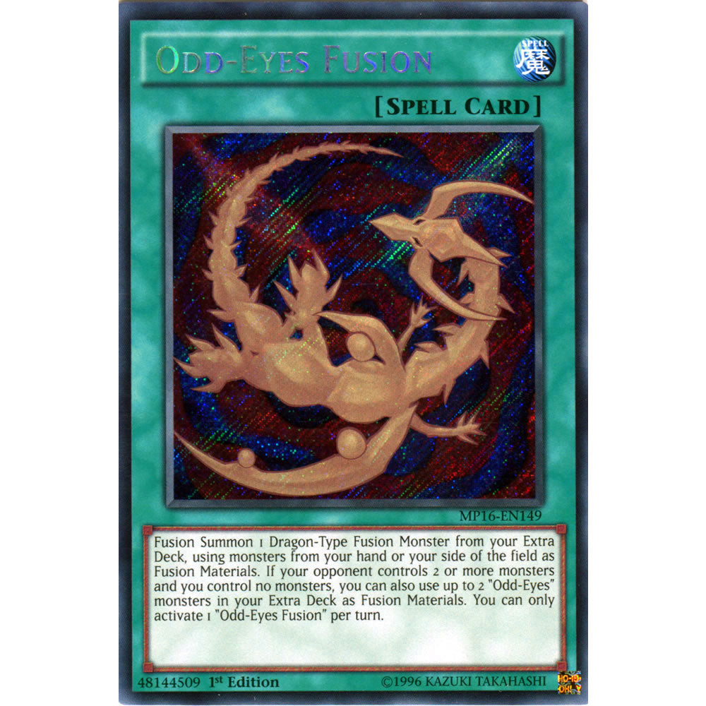 Odd-Eyes Fusion MP16-EN149 Yu-Gi-Oh! Card from the Mega Tin 2016 Mega Pack Set
