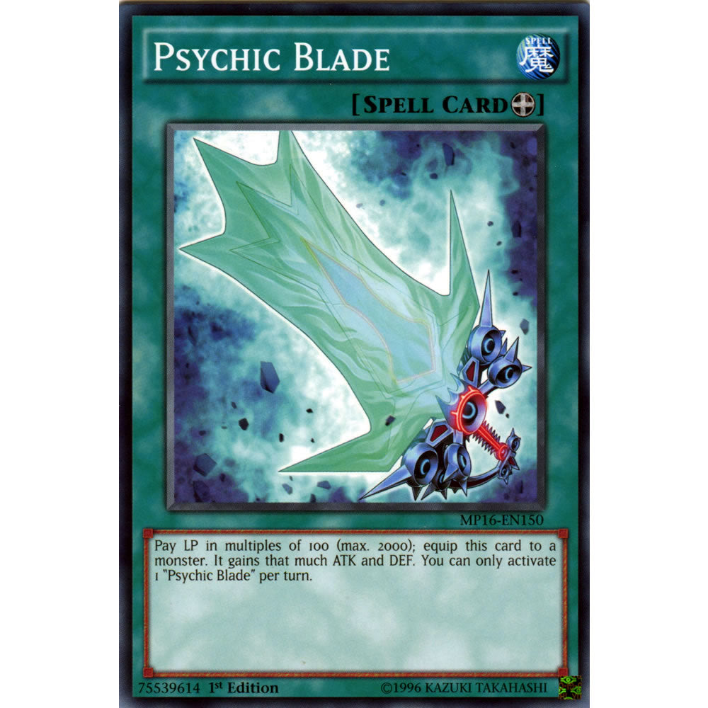 Psychic Blade MP16-EN150 Yu-Gi-Oh! Card from the Mega Tin 2016 Mega Pack Set