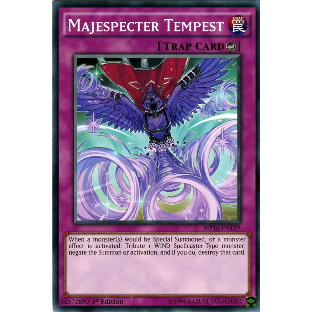 Majespecter Tempest MP16-EN159 Yu-Gi-Oh! Card from the Mega Tin 2016 Mega Pack Set
