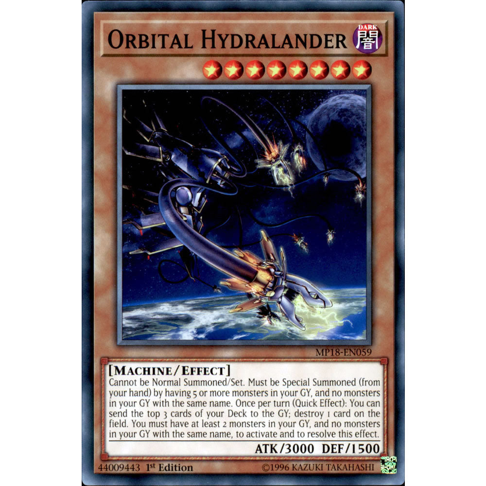 Orbital Hydralander MP18-EN059 Yu-Gi-Oh! Card from the Mega Tin 2018 Mega Pack Set