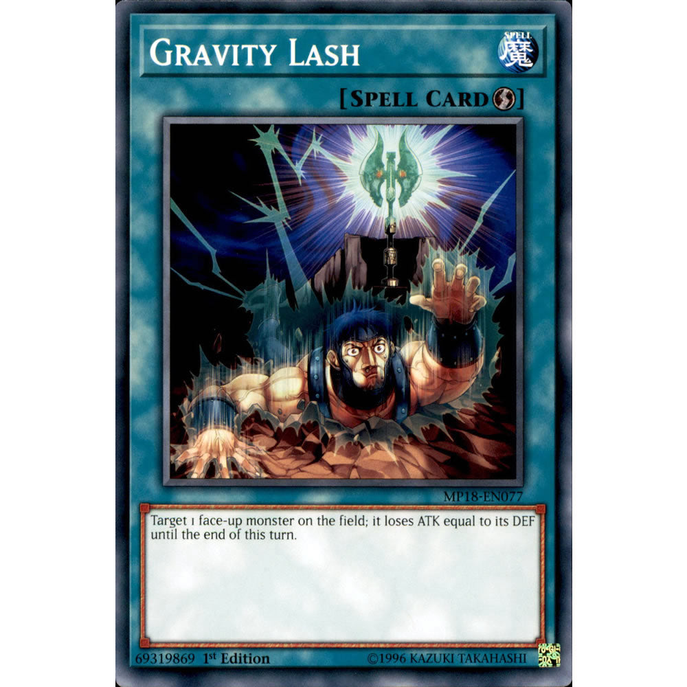 Gravity Lash MP18-EN077 Yu-Gi-Oh! Card from the Mega Tin 2018 Mega Pack Set