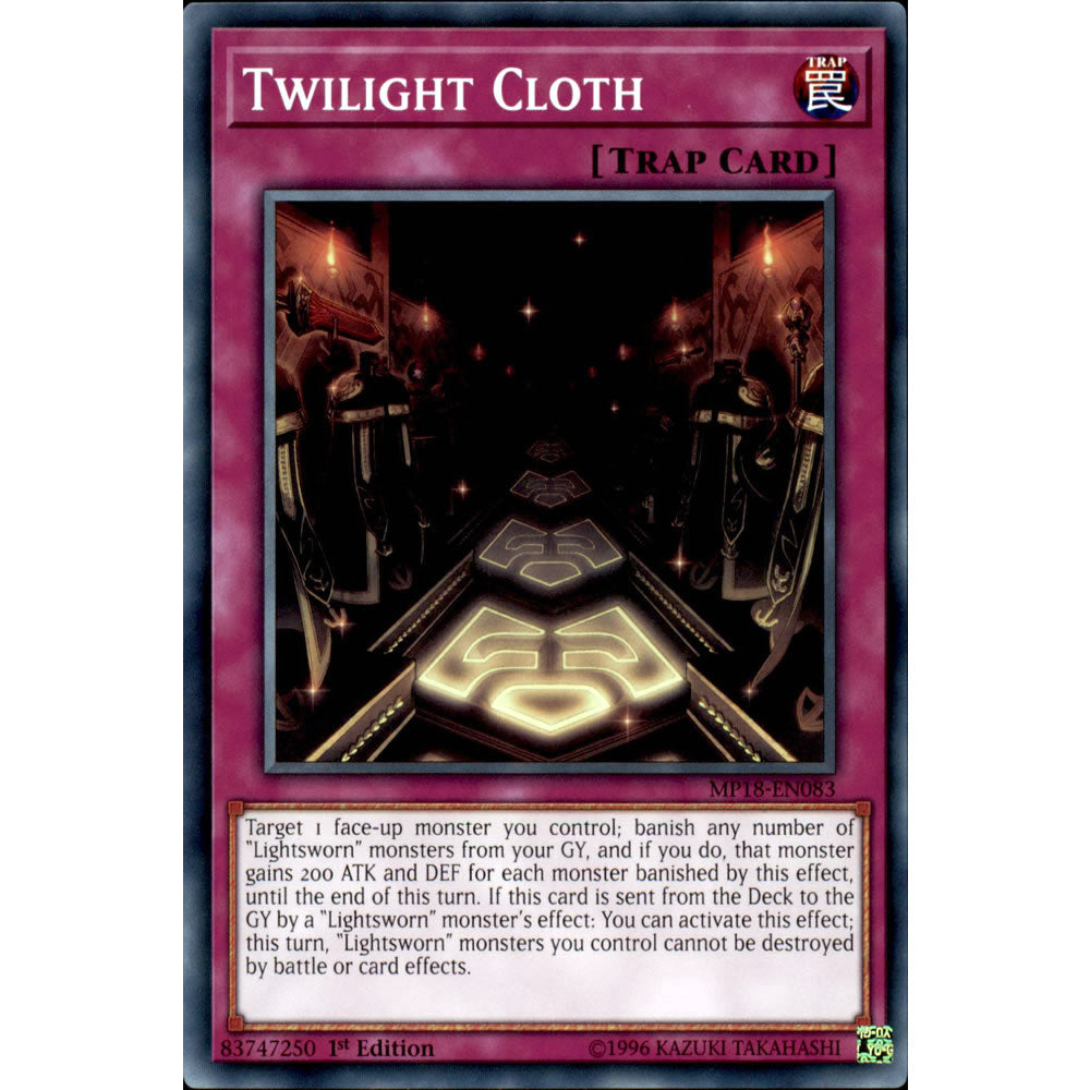 Twilight Cloth MP18-EN083 Yu-Gi-Oh! Card from the Mega Tin 2018 Mega Pack Set