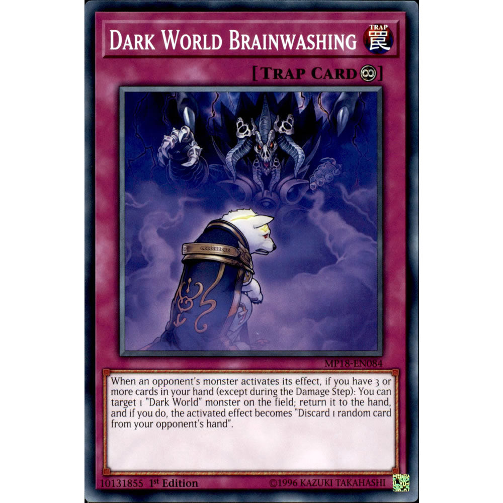 Dark World Brainwashing MP18-EN084 Yu-Gi-Oh! Card from the Mega Tin 2018 Mega Pack Set