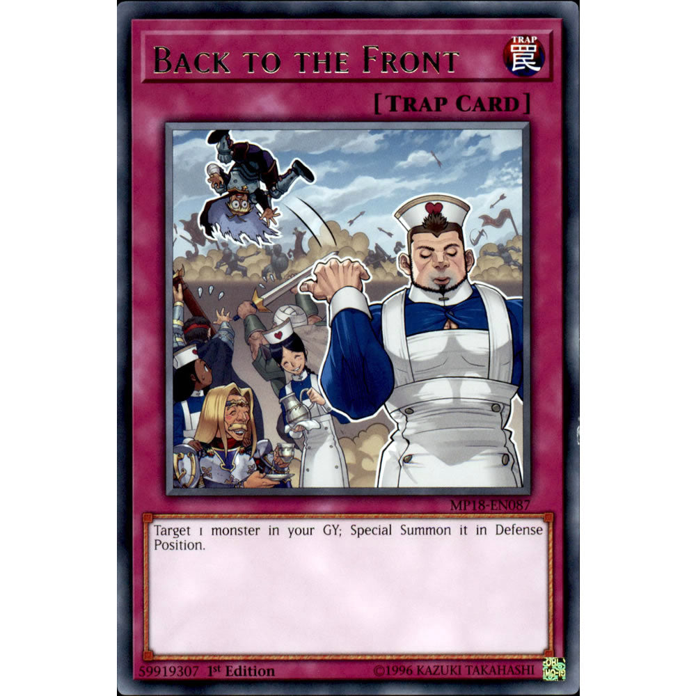 Back to the Front MP18-EN087 Yu-Gi-Oh! Card from the Mega Tin 2018 Mega Pack Set