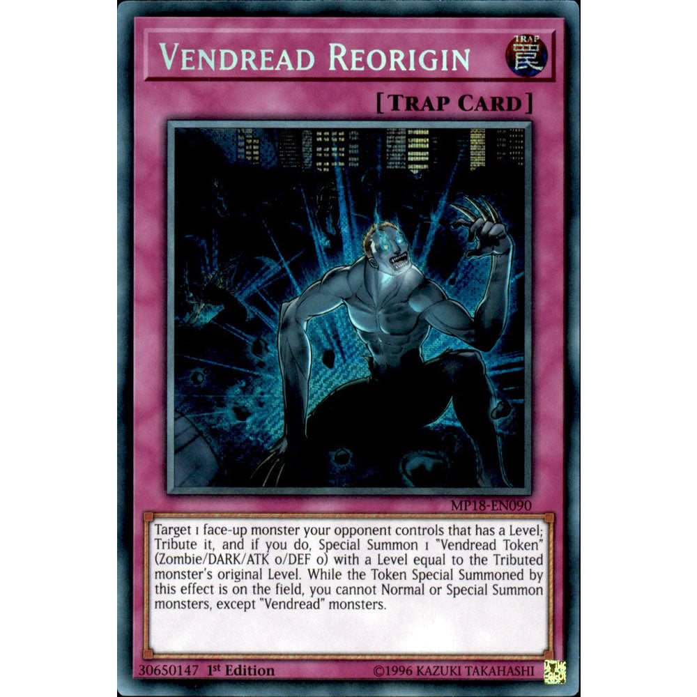 Vendread Reorigin MP18-EN090 Yu-Gi-Oh! Card from the Mega Tin 2018 Mega Pack Set