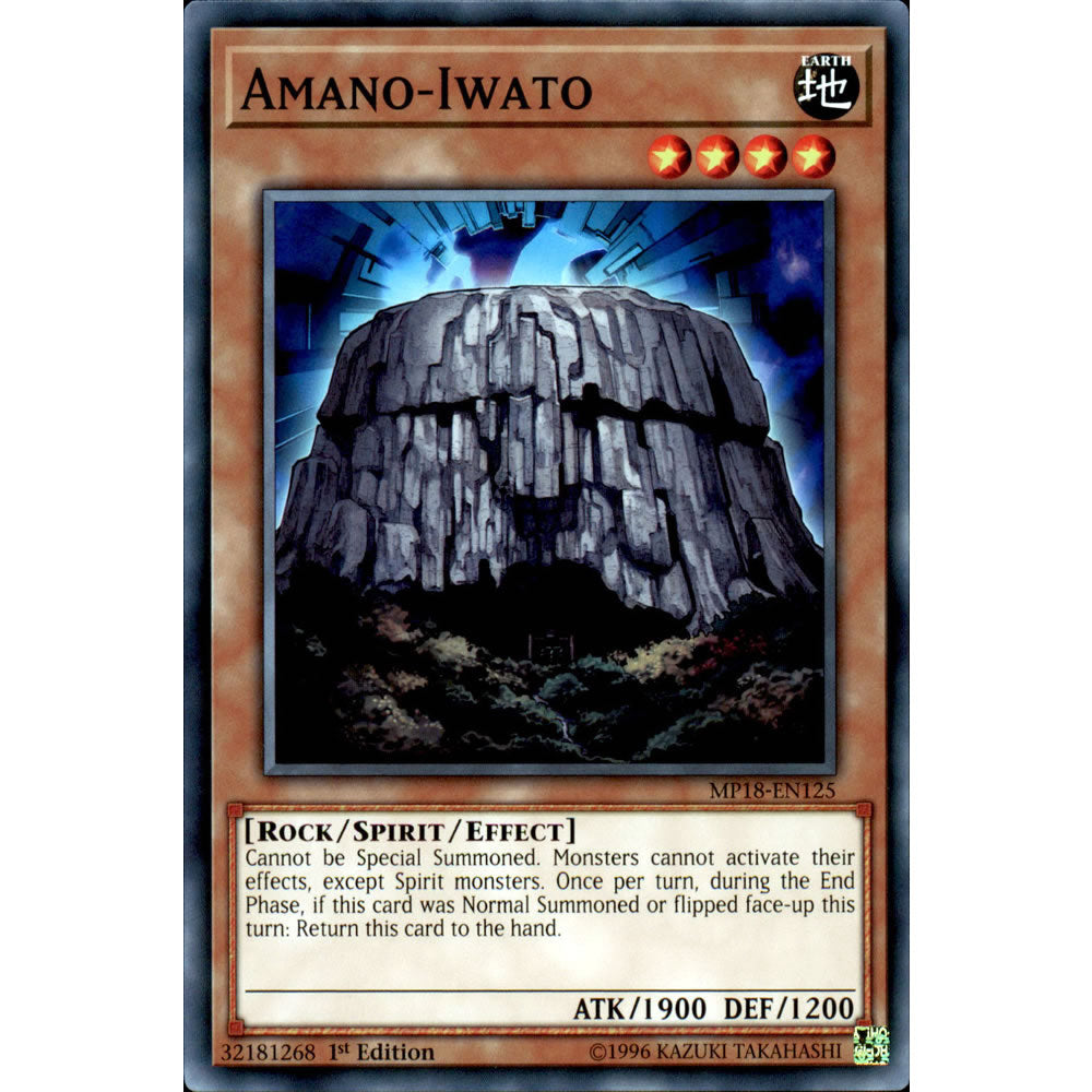 Amano-Iwato MP18-EN125 Yu-Gi-Oh! Card from the Mega Tin 2018 Mega Pack Set