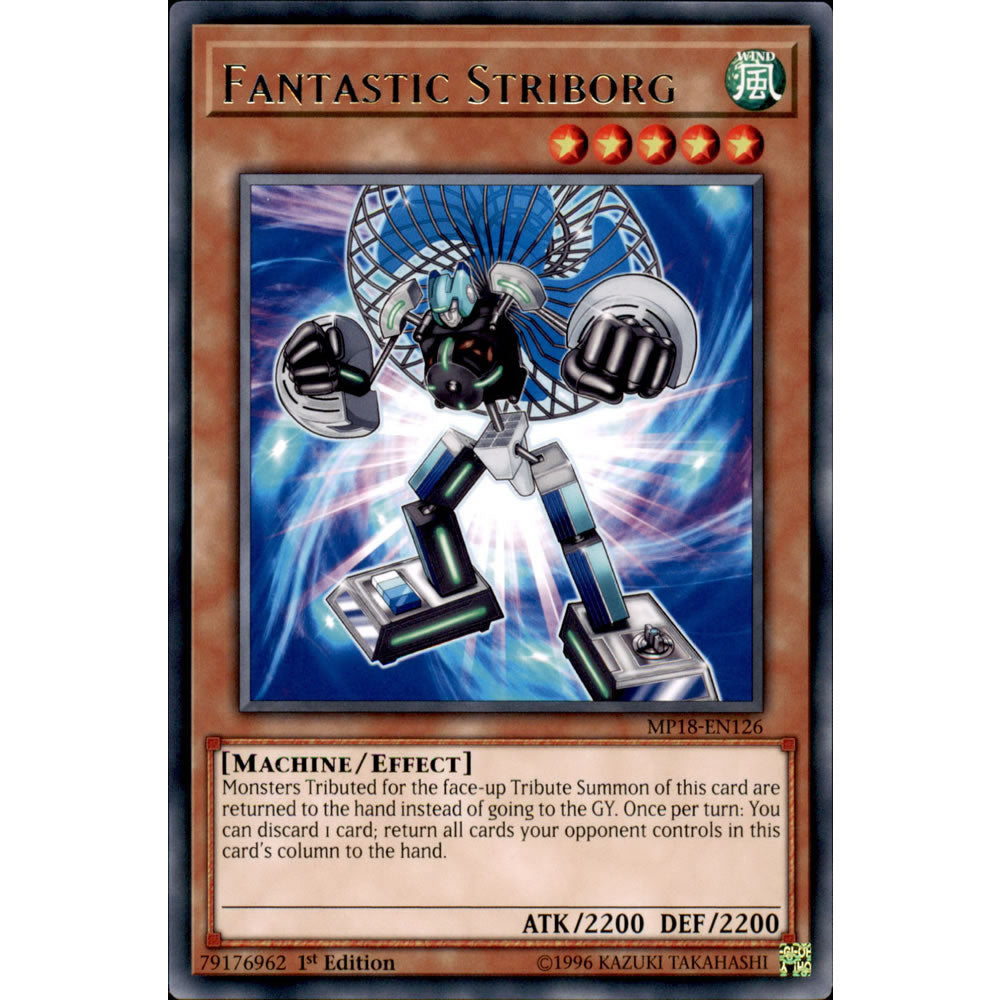 Fantastic Striborg MP18-EN126 Yu-Gi-Oh! Card from the Mega Tin 2018 Mega Pack Set