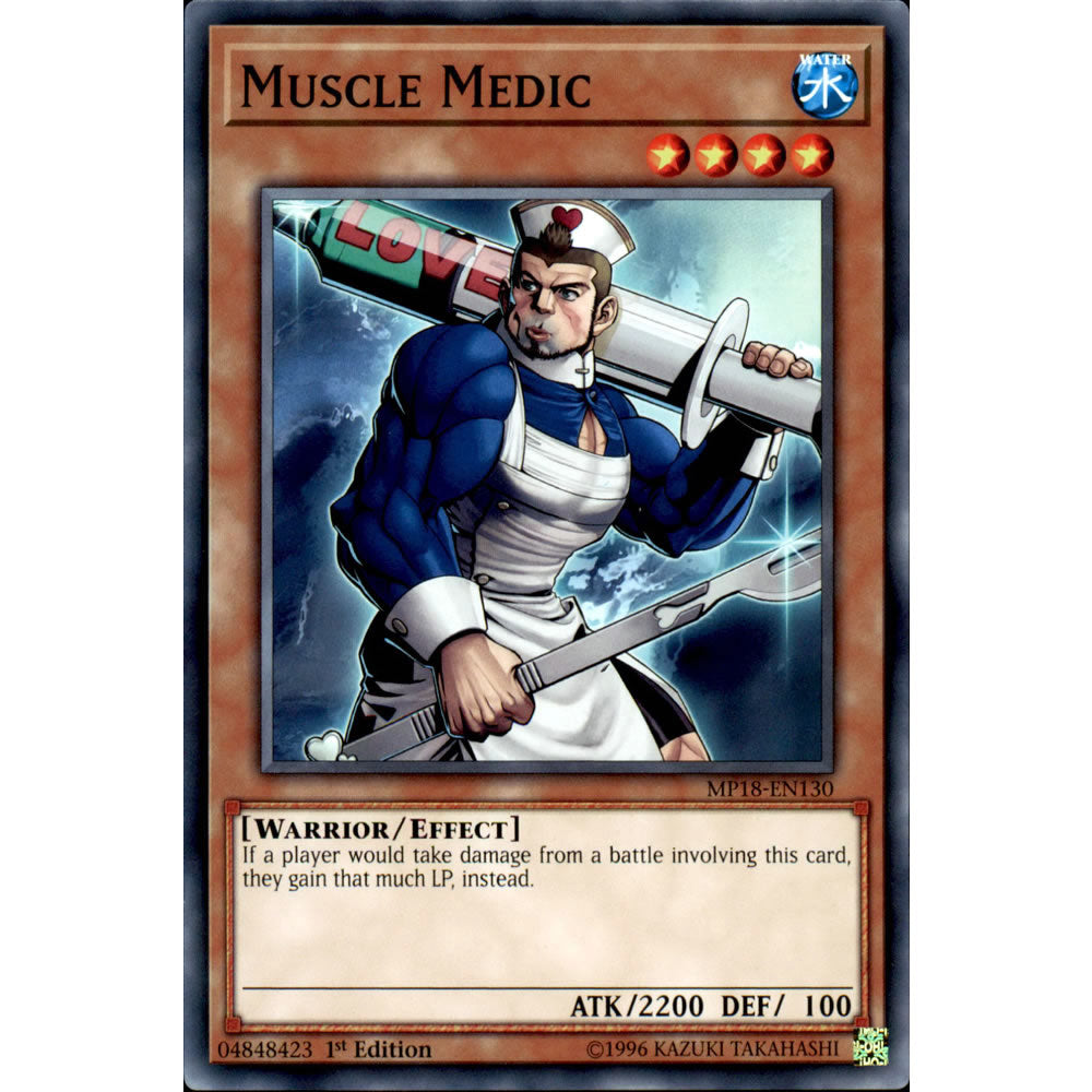 Muscle Medic MP18-EN130 Yu-Gi-Oh! Card from the Mega Tin 2018 Mega Pack Set