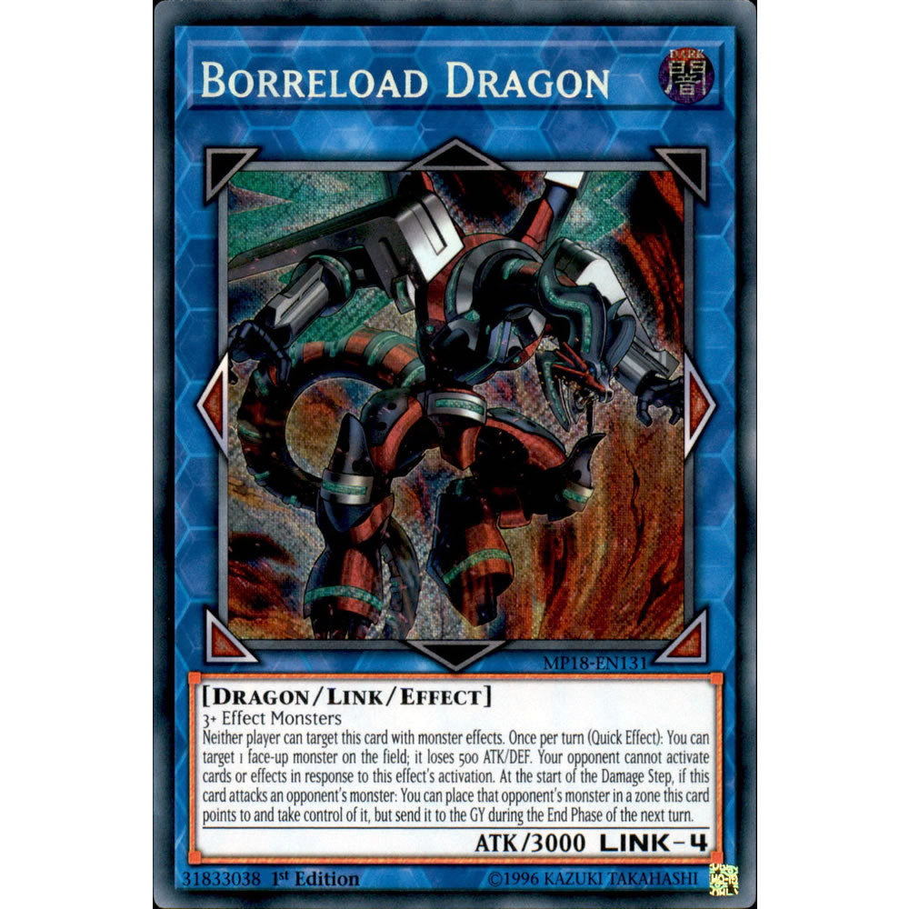 Borreload Dragon MP18-EN131 Yu-Gi-Oh! Card from the Mega Tin 2018 Mega Pack Set