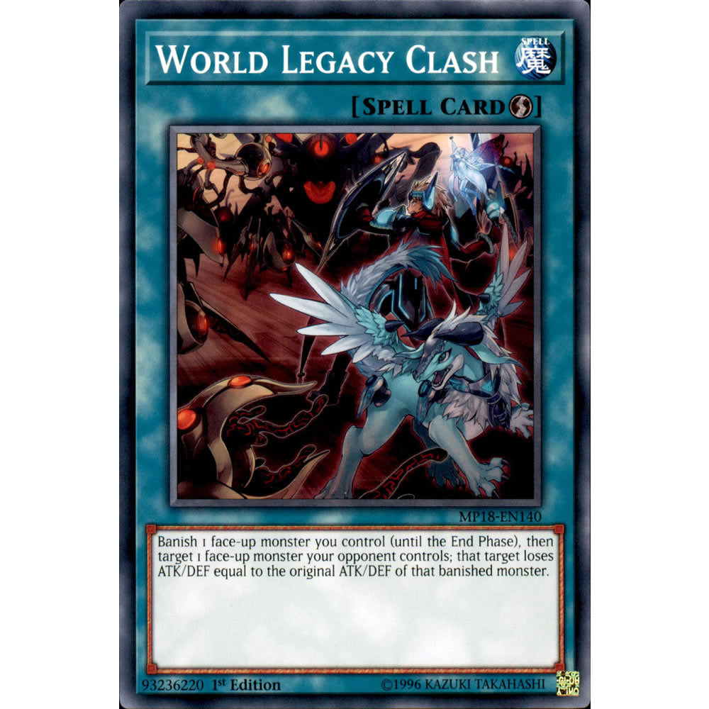 World Legacy Clash MP18-EN140 Yu-Gi-Oh! Card from the Mega Tin 2018 Mega Pack Set