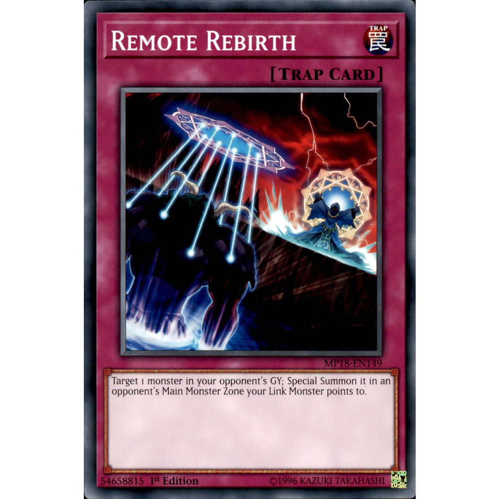 Remote Rebirth MP18-EN149 Yu-Gi-Oh! Card from the Mega Tin 2018 Mega Pack Set