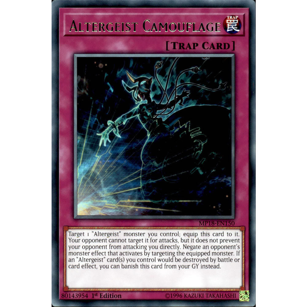 Altergeist Camouflage MP18-EN150 Yu-Gi-Oh! Card from the Mega Tin 2018 Mega Pack Set
