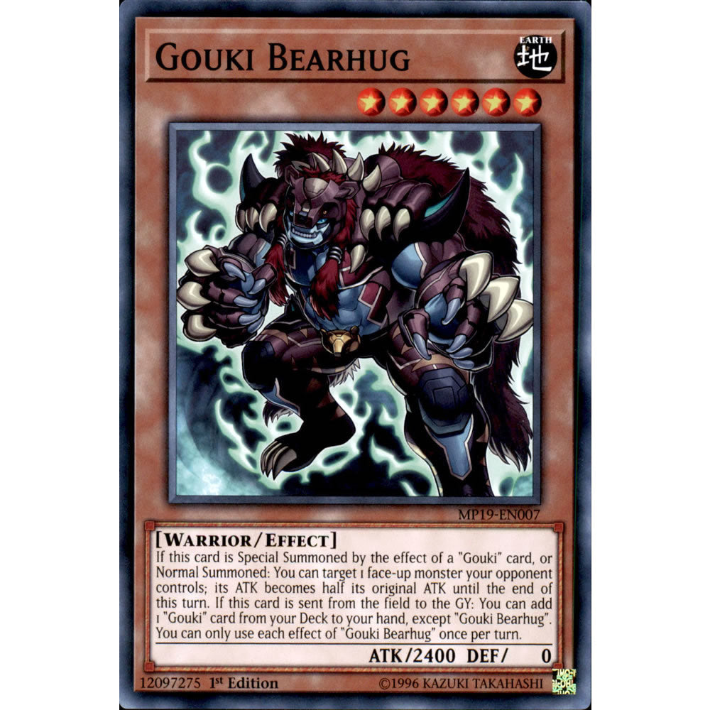 yugioh bear cards Gouki Bearhug MP19-EN007 Yu-Gi-Oh! Card