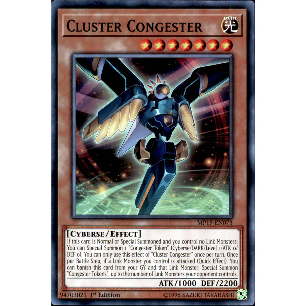 Cluster Congester MP19-EN073 Yu-Gi-Oh! Card from the Mega Tin 2019 Mega Pack Set