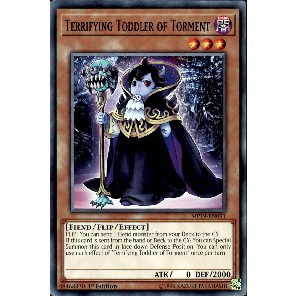 Terrifying Toddler of Torment MP19-EN091 Yu-Gi-Oh! Card from the Mega Tin 2019 Mega Pack Set