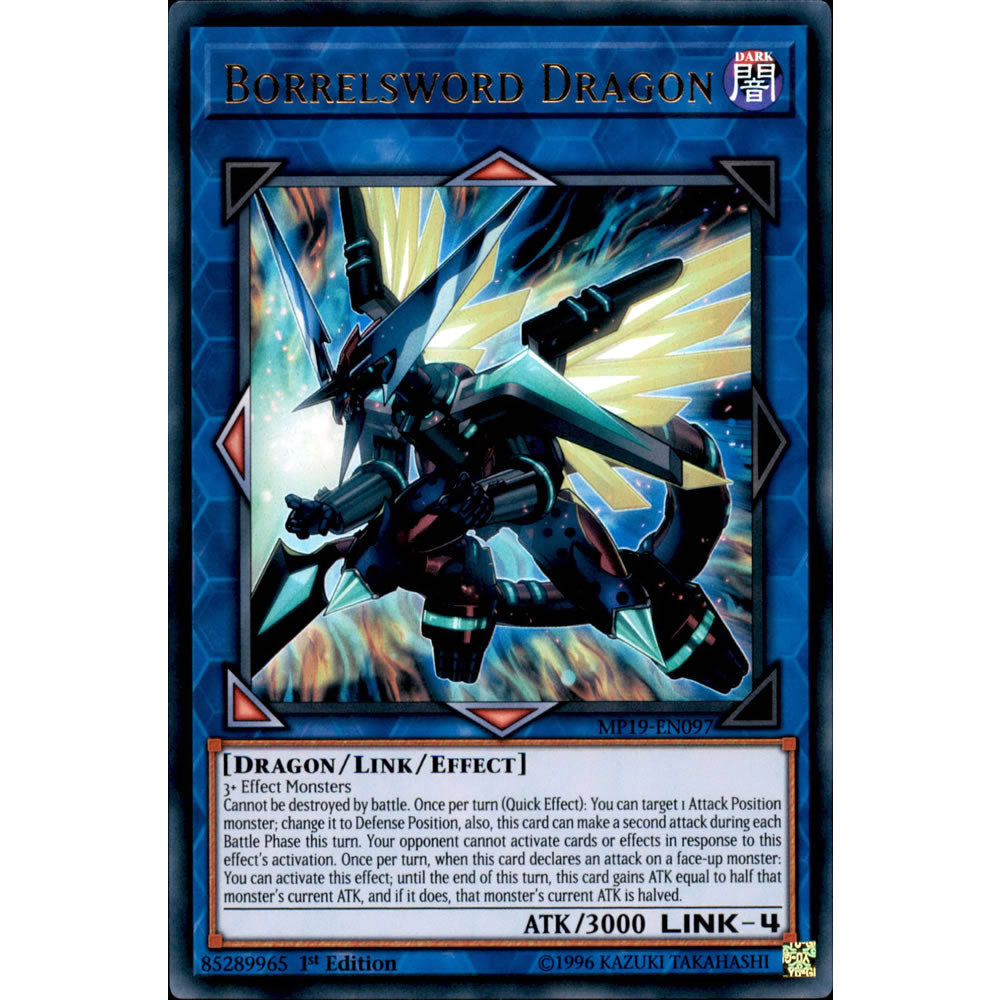 Borrelsword Dragon MP19-EN097 Yu-Gi-Oh! Card from the Mega Tin 2019 Mega Pack Set