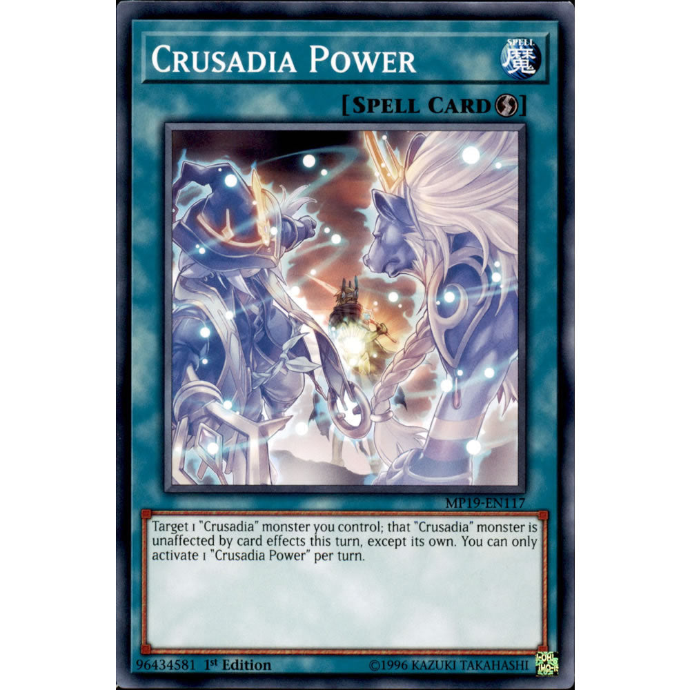 Crusadia Power MP19-EN117 Yu-Gi-Oh! Card from the Mega Tin 2019 Mega Pack Set