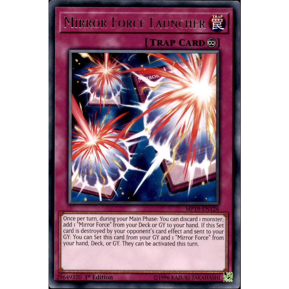 Mirror Force Launcher MP19-EN126 Yu-Gi-Oh! Card from the Mega Tin 2019 Mega Pack Set