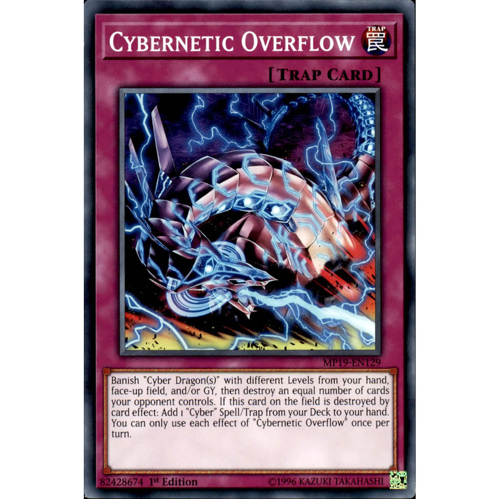 Cybernetic Overflow MP19-EN129 Yu-Gi-Oh! Card from the Mega Tin 2019 Mega Pack Set